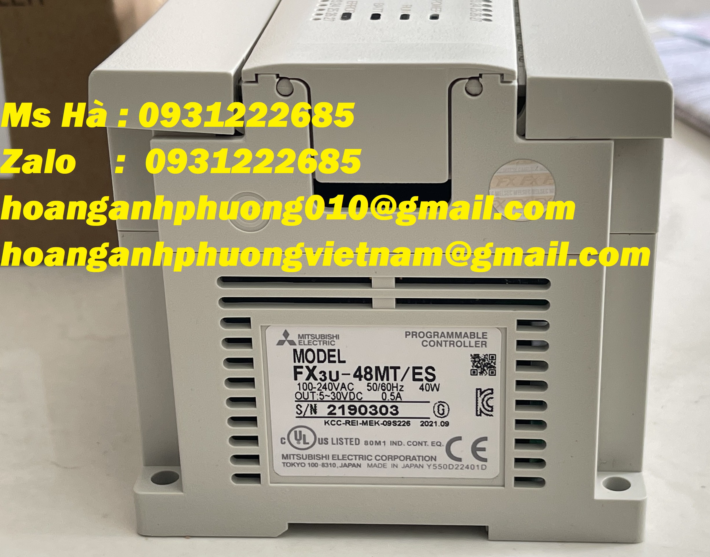 Thiết bị điện mitsubishi FX3U-48MT/ES bộ điều khiển mới